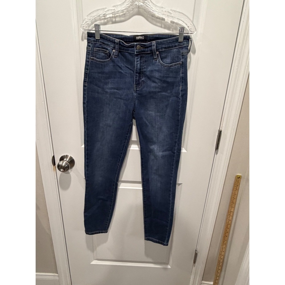 Buffalo Womens Skinny Jeans Mollie High Rise Dark Wash Blue Size 6 28